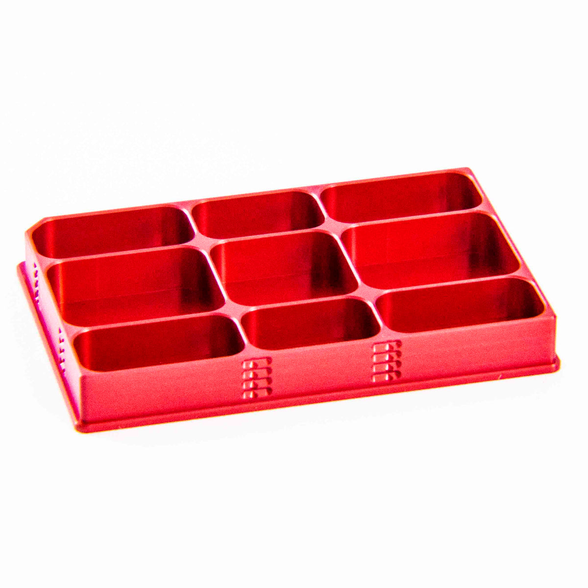 Tovolo King Cube Silicone Ice Tray, Red